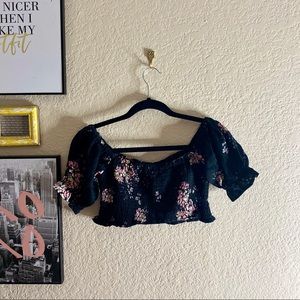SomeDays Lovin Floral Crop Top